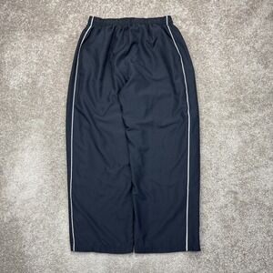 Vintage Y2K Tek Gear Black White Stripes Baggy Track Pants XL